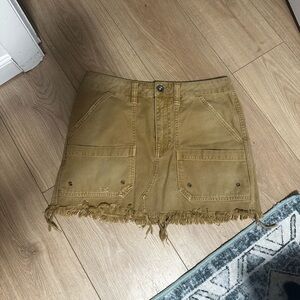 Free people cargo skirt